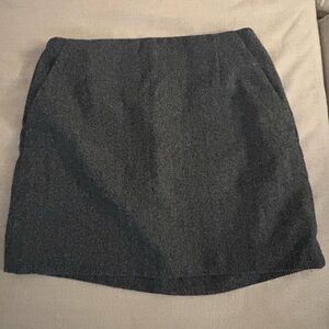 Uniqlo Elegant Charcoal Mini Skirt